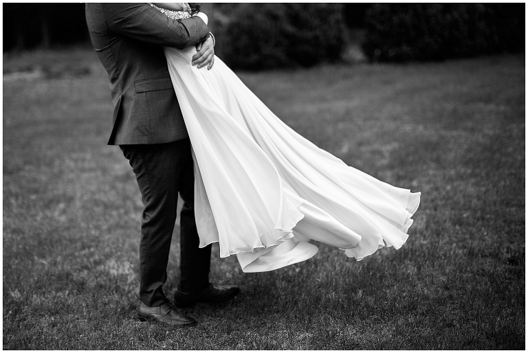 Bride and Groom Spinning