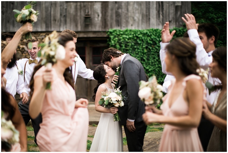 Vineyards at Betty's Creek Sylva NC bride and groom