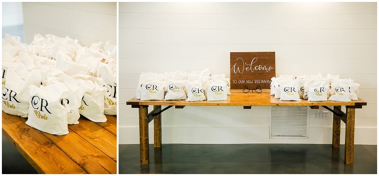 Mingle Events can help you design and gather goods for your guests welcome bags