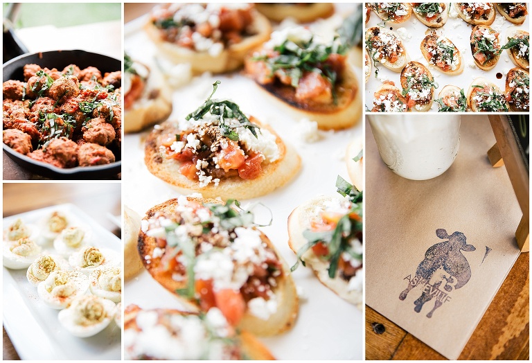 Food at Open House Chestnut Ridge