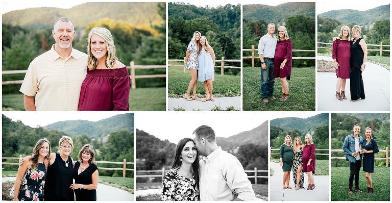 Couples mingling at Chestnut Ridge Wedding Venue