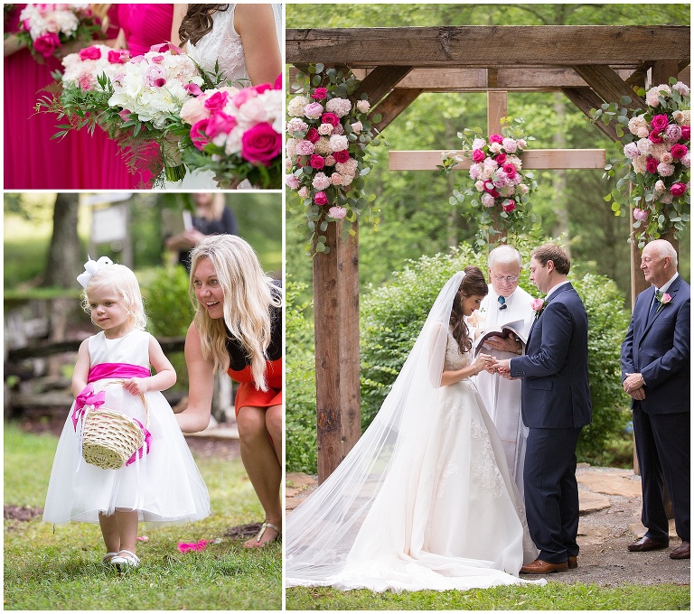 Beautiful summer colors at this betty's Vineyard wedding